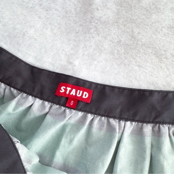 Staud Formentera Stripe Sea Maxi Skirt Colorblock Stripes - Picture 11 of 11